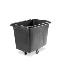 Beschickungswagen "Cube Truck", 200 Liter, schwarz, Polyehtylen-Kunststoff (PE), LxBxH 965x660x715 mm