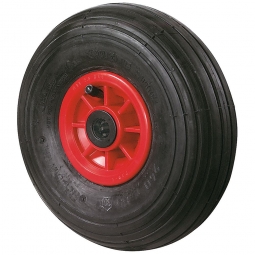 Luftrad mit Rillenprofil, Rad-ØxB 400x100 mm, Tragkraft 160 kg, schwarz