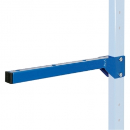 Kragarm für Regal, Tiefe 400 mm, blau, Tragkraft je Arm 50 kg