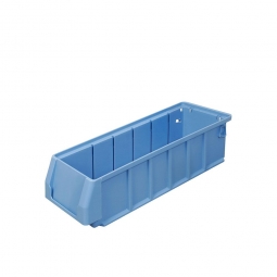 Regalkasten FUTURA, LxBxH 300x117x90 mm, Polypropylen-Kunststoff (PP), taubenblau, Gewicht 300 g