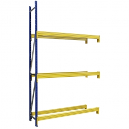 Weitspann-Anbau-Reifenregal, BxTxH 1840x400x2500 mm, Fachbreite 1800 mm