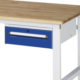 Unterbau-Container für Arbeitstisch, BxTxH 440x600x175 mm, mit 1 Schublade