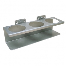 Halter für 3 Runddosen, ØxB 70x300 mm