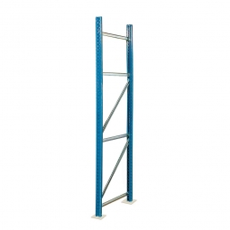 Rahmen für Palettenregale, Stecksystem, zerlegt, TxH 1100x2500 mm, Profil PN85, Tragkraft 12000 kg