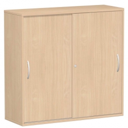 Schiebetürenschrank FLEX, 3OH, Buche, BxTxH 1200x425x1182 mm