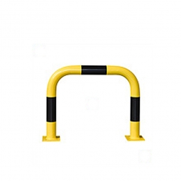 Rammschutz-Bügel für den Inneneinsatz, HxB 600x750 mm, hoch belastbarer Schutzbügel aus Gütestahl