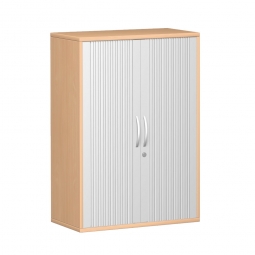 Querrollladenschrank PRO 3 Ordnerhöhen, Buche, BxTxH 800x425x1152 mm