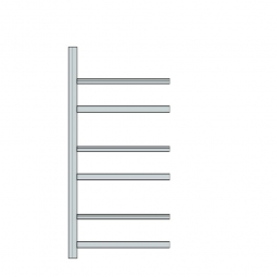 Getränkekistenregal, Anbauregal, Stecksystem, BxTxH 760x335x1750 mm, verzinkt