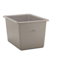 Rechteckbehälter aus GFK, Inhalt 700 Liter, grau, LxBxH 1320x970x810 mm, Gewicht 23 kg