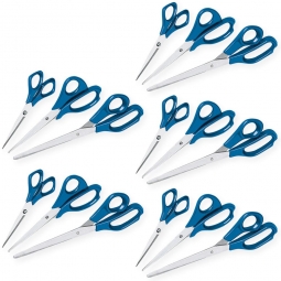 Scheren-Set, 15 teilig, Edelstahl, Je 5x Länge 160, 215 und 255 mm