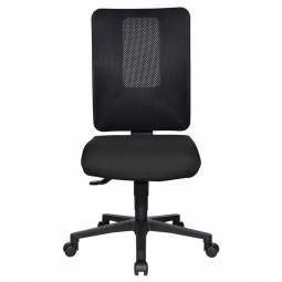 Bürodrehstuhl "Window", Netzrücken / schwarz, belastbar bis 110 kg