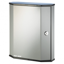 Schlüsselkasten, mit 72 Haken, BxTxH 295x105x340 mm ,  Farbe grau/schwarz.