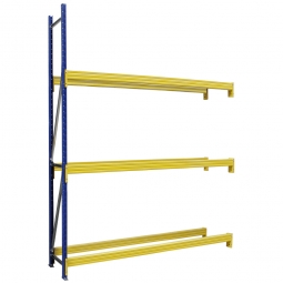 Weitspann-Anbau-Reifenregal, BxTxH 2340x400x2500 mm, Fachbreite 2300 mm
