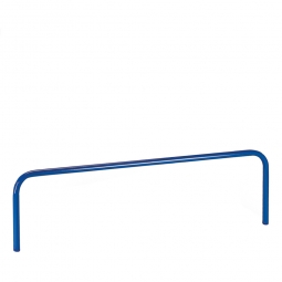 Aufsteckbügel, LxH 1305x300 mm, Stahlrohr-Ø 27 mm, Farbe blau