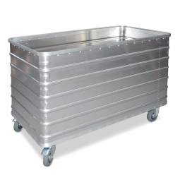 Transportwagen aus Leichtmetall, 656 Liter, LxBxH 1280x730x945 mm, Tragkraft 250 kg