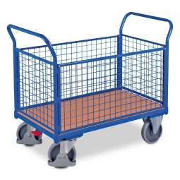 Vierwandwagen mit Gitterwänden, LxBxH 1190x700x1015 mm, Tragkraft 500 kg