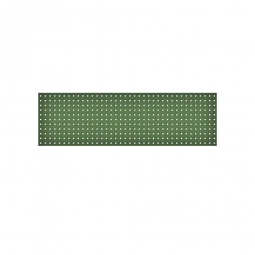 System-Lochplatte, BxH 1500x450 mm, aus 1,25 mm Stahlblech, kunststoffbeschichtet in resedagrün