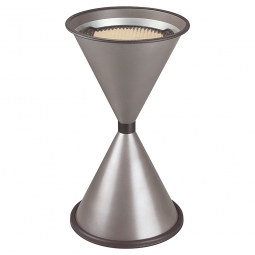 Sicherheits-Standascher, anthrazit, HxØ 770x405 mm, Stahlblech, kunststoffbeschichtet