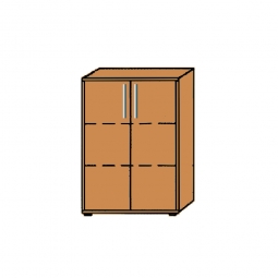 Büroschrank, 3OH, Buche, HxBxT 1145x800x345 mm