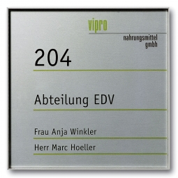 Türschild "Berlin", BxH 155x155 mm, DIN A 6