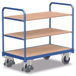 Etagenwagen mit 3 Böden, LxBxH 910x500x990 mm, Tragkraft 250 kg
