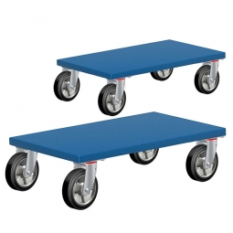 Möbelhund, Tragkraft 500 kg, LxBxH 600x350x145 mm, Paket = 2 Möbelroller
