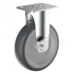 Apparate-Bockrolle, TPE-Lauffläche, Rad-ØxB 125x32 mm, Tragkraft 100 kg