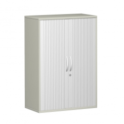 Querrollladenschrank PRO 3 Ordnerhöhen, lichtgrau, BxTxH 800x425x1152 mm