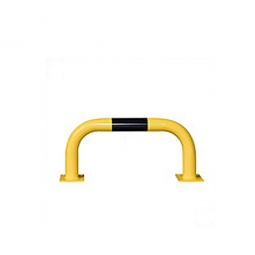 Rammschutz-Bügel für den Außeneinsatz, HxB 350x750 mm, hoch belastbarer Schutzbügel aus Gütestahl