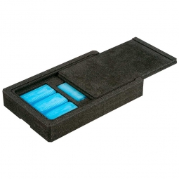 Kühlschiebeaufsatz für Thermobox LxB 600x400 mm, hergestellt aus expandierbarem Polypropylen (EPP)