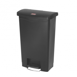 Tretabfalleimer Slim Jim, 50 Liter, schwarz, BxTxH 457x292x719 mm