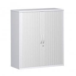 Querrollladenschrank PRO 3 Ordnerhöhen, weiß, BxTxH 1000x425x1152 mm