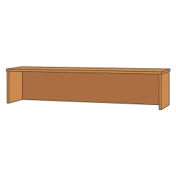 Thekenaufsatz, Buche-Dekor, BxTxH 1600x320x350 mm