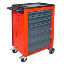 Werkstattwagen, Farbe verkehrsrot, BxTxH 610x450x950 mm, Tragkraft 240 kg