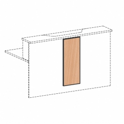 Design-Blende für Empfangstheke 