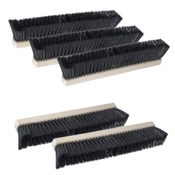 5x Saalbesen Rosshaar Spar-Set, Länge 500 mm
