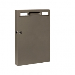 Schlüsselschrank mit 140 Haken, BxTxH 270x52x515 mm, anthrazit