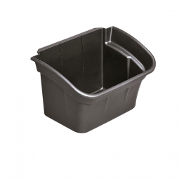Besteckbehälter, Inhalt 15 Liter, schwarz, Polypropylen (PP), HxBxT 267x432x308 mm