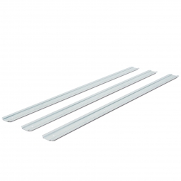 3er-Set Aufhängeschienen für Sichtboxen, Länge 970 mm