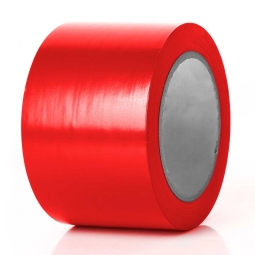 Bodenmarkierungsband, Stärke 0,15 mm, Breite 75 mm, rot